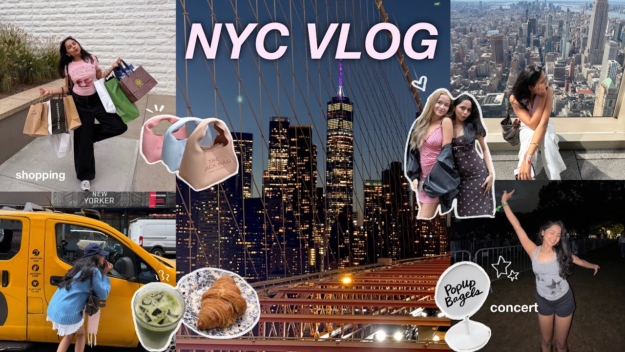 NEW YORK VLOG /3🗽🍂👭🏻 one summit, statue of liberty cruise, brooklyn bridge, outlet mall & more !!