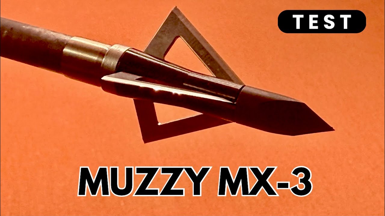 MUZZY MX-3, 100 gr BROADHEAD TEST