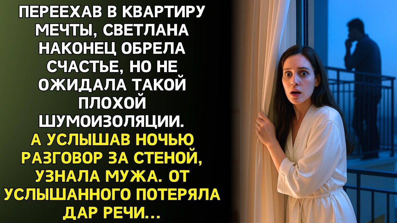 Переехав в квартиру мечты жена не ожидала такой шумоизоляции а  случайно подслушав  мужа  побледнела