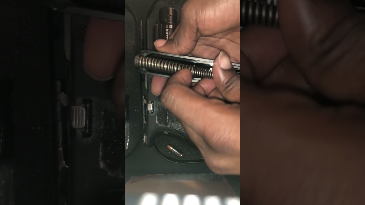 Reassembling Glock 17 gen 5 after cleaning 