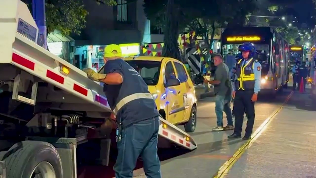 Megaoperativo deja más de 100 vehículos inmovilizados en Manrique
