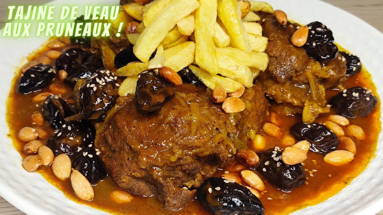 LE MEILLEUR TAJINE DE VEAU AUX PRUNEAUX 🤤#tajineauxpruneaux#cookingbynissou # tajinedeveau