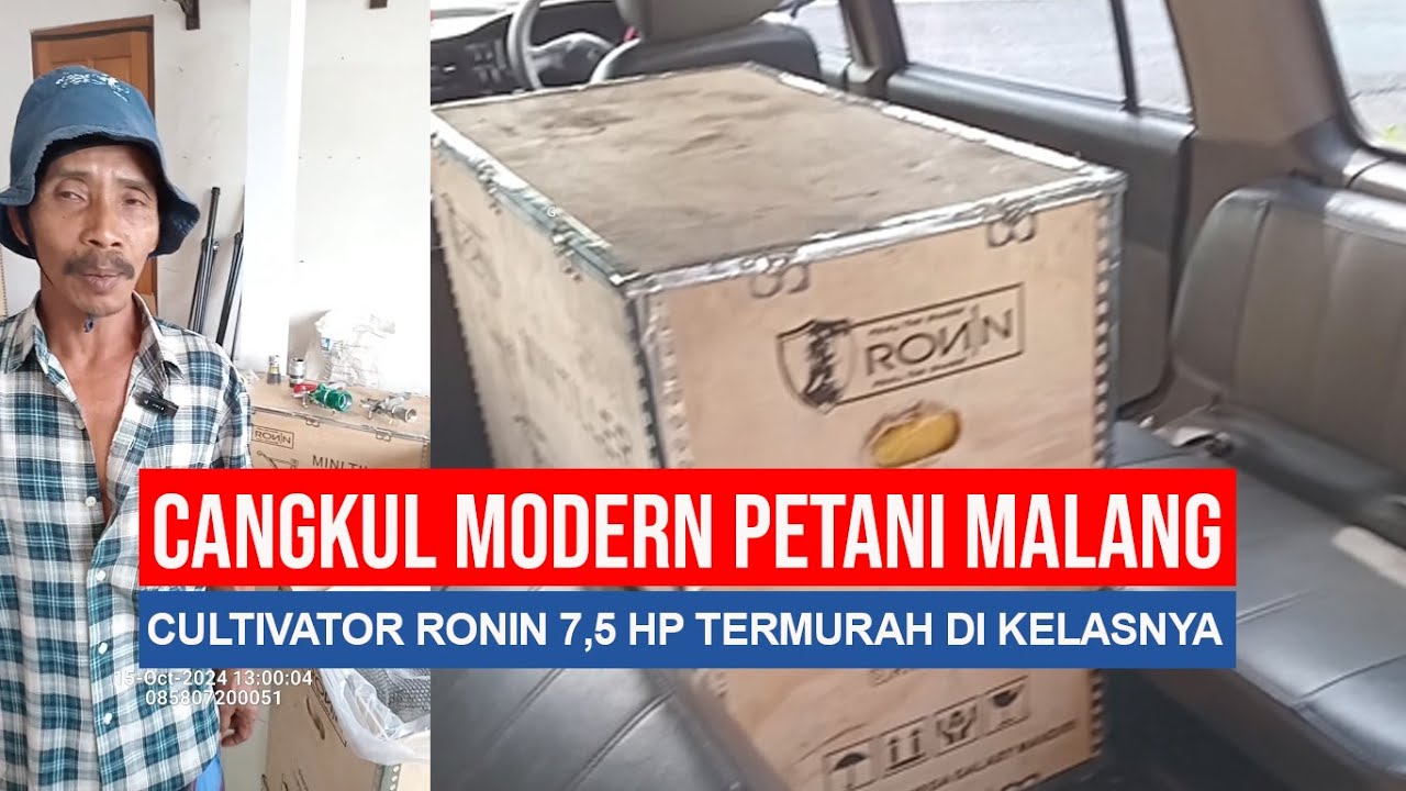 PETANI DARI MALANG BELI CULTIVATOR MINI DI BLITAR - Untuk Cacah Tanah dan Bikin Bedengan