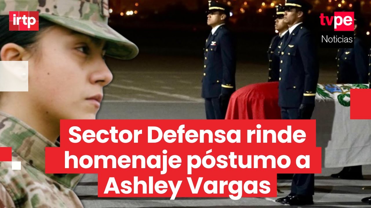 Ashley Vargas: cuerpo de la piloto de la FAP es velado en la base aérea Las Palmas