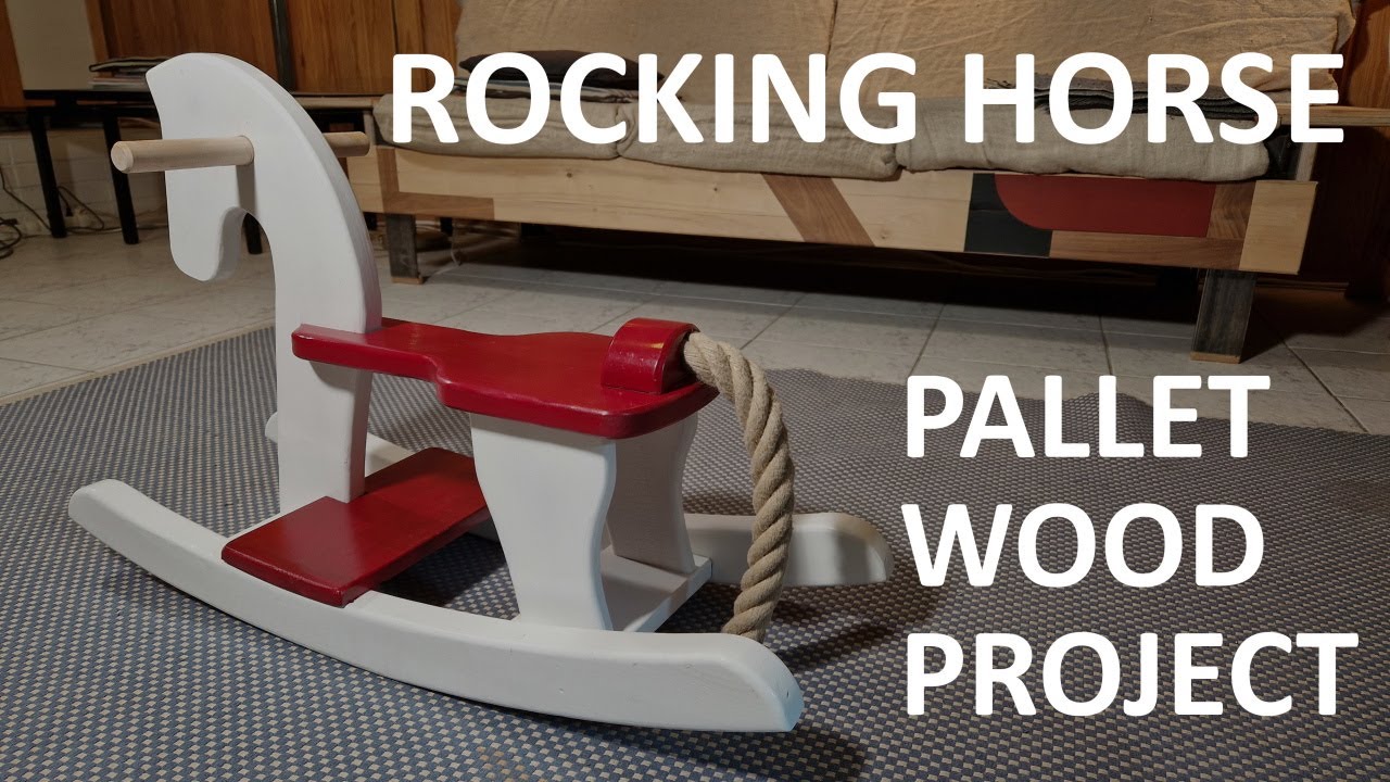 Rocking Horse from Pallet Wood - toy crafting from reclaimed wood