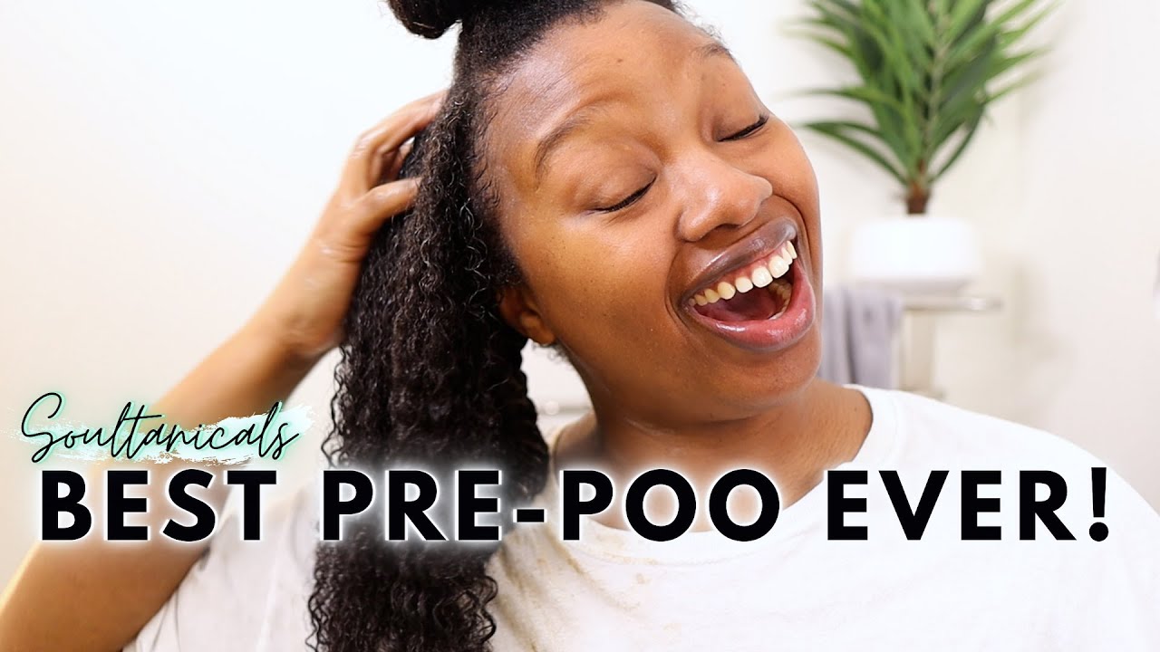 BEST PRE POO COMBO ON TYPE 3/4 HAIR! Soultanicals Master Hair Cleanse Curl Detox + Sprout Rice Tonic