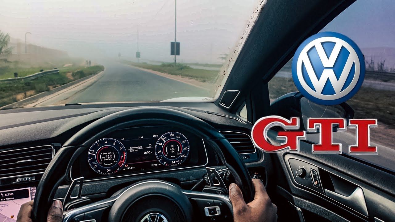 Misty Morning Drive Down The N1 In Johannesburg | POV DRIVE: Golf 7.5 GTI