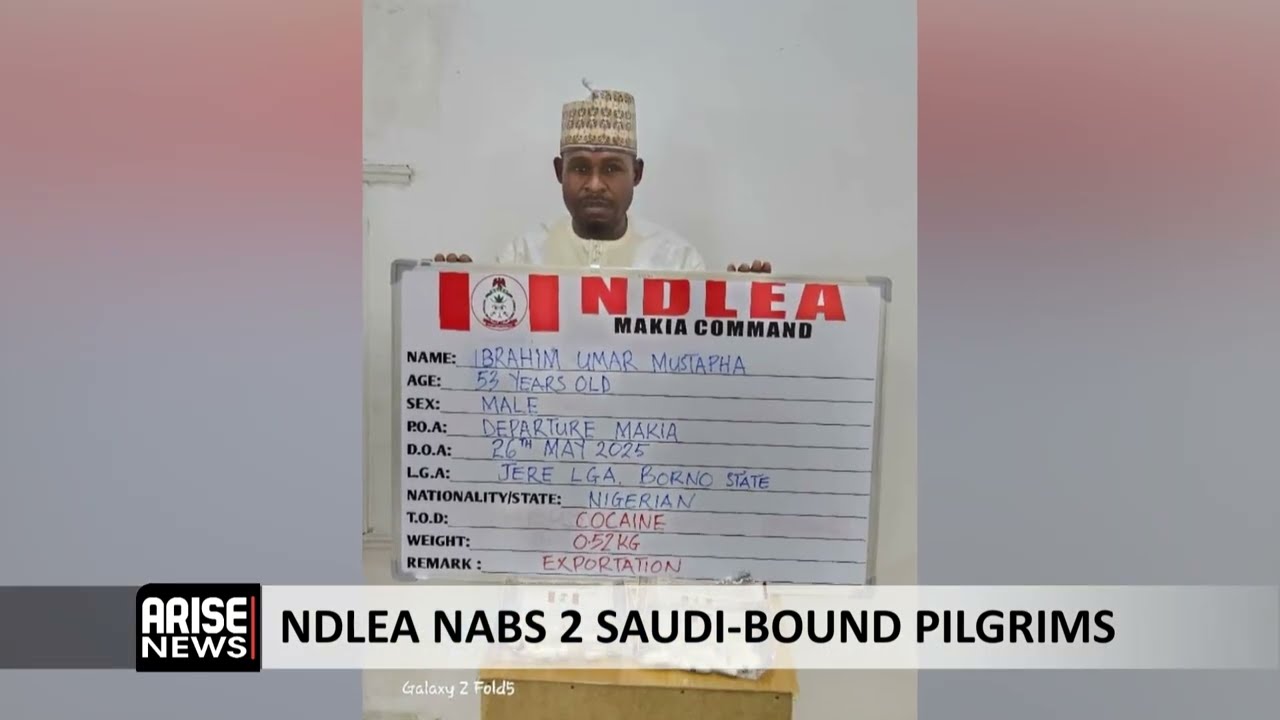 NDLEA BUSTS HAJJ DRUG SYNDICATE