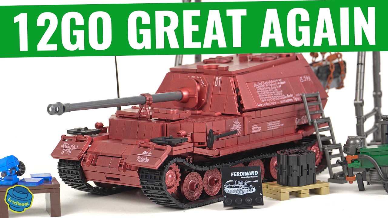 12GO Collector's Edition Jagdpanzer Tiger/P with Display Accessories