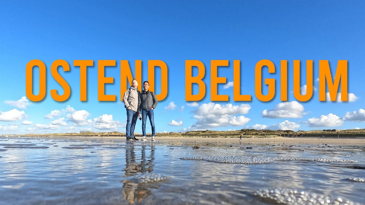 Walking Tour by the seaside of Ostend, Belgium