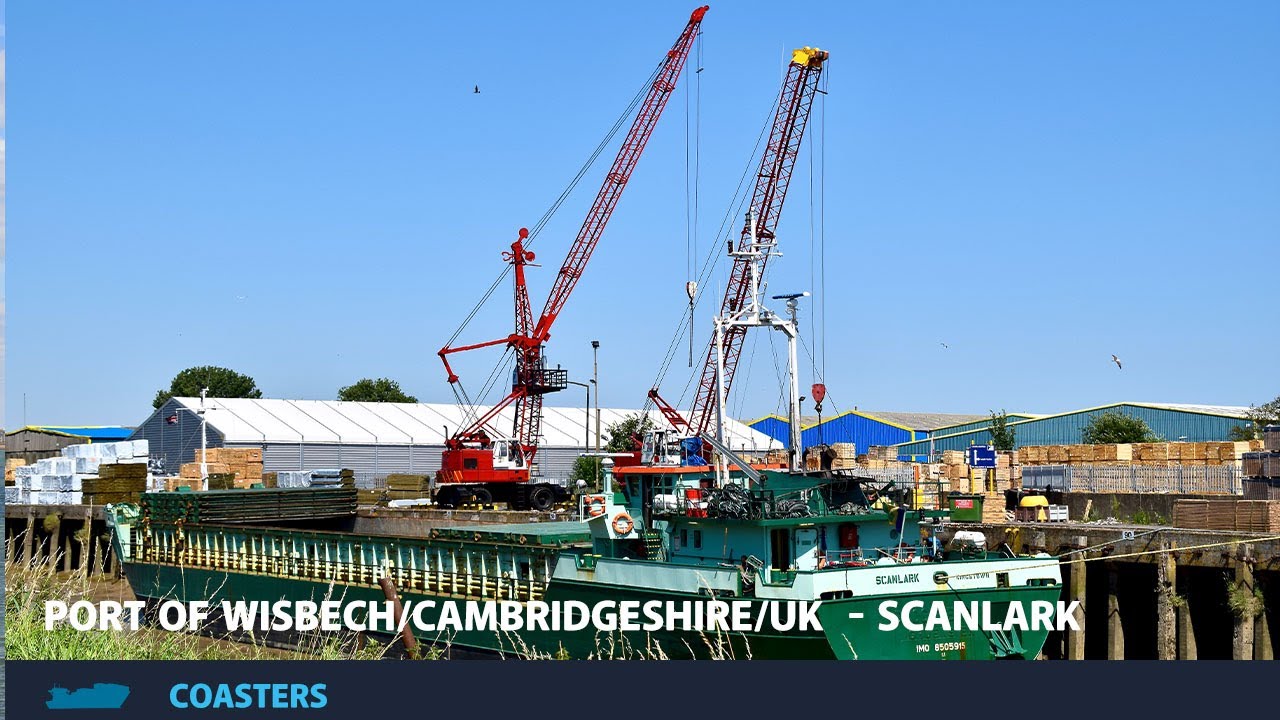PORT OF WISBECH/CAMBRIDGESHIRE/UK/RIVER NENE - SCANLARK - LOAD DISCHARGE - 31/07/2020