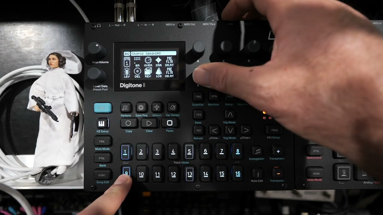Exiguous - Build a track Part 1 - Make a drone on the Digitone II