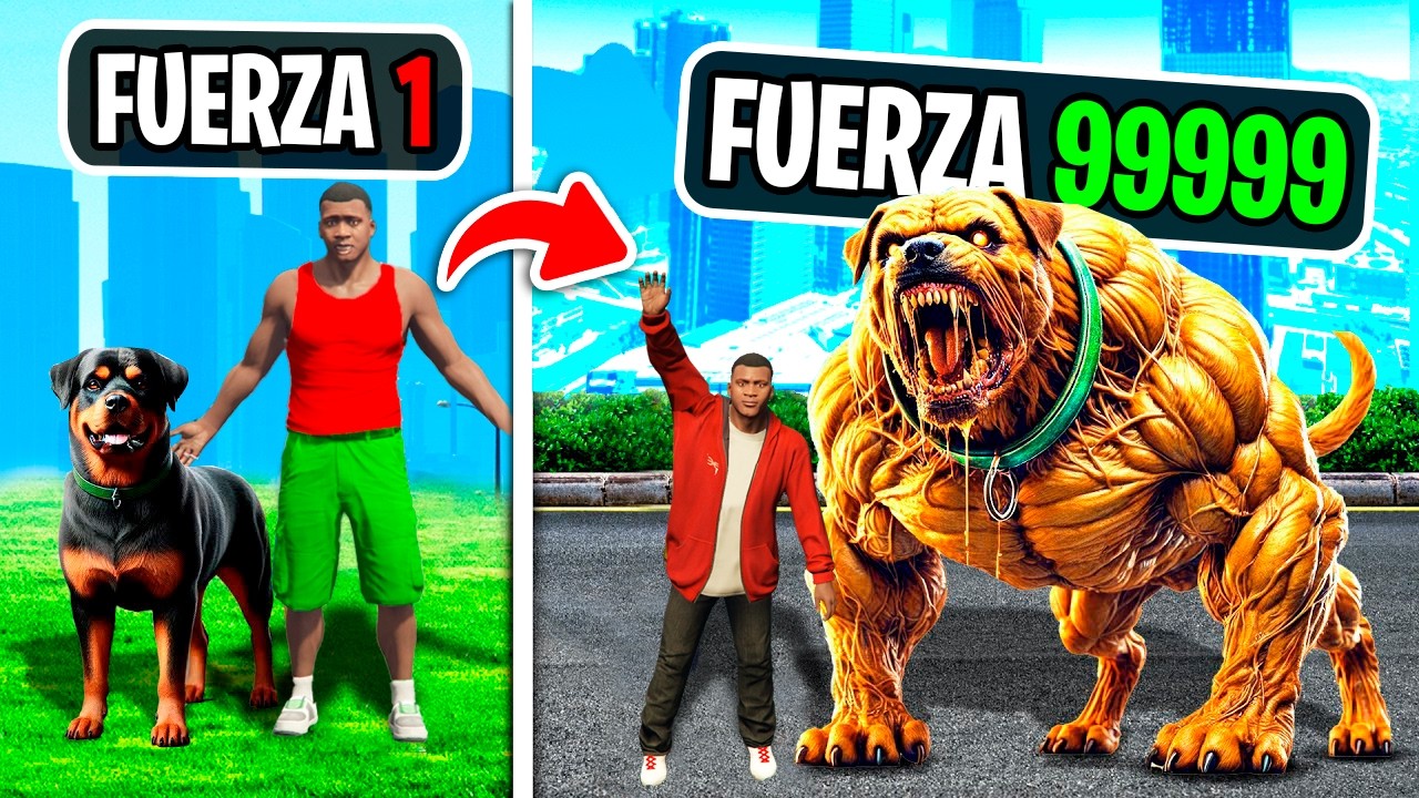 CHOP se CONVIERTE en el PERRO Más FUERTE en GTA 5