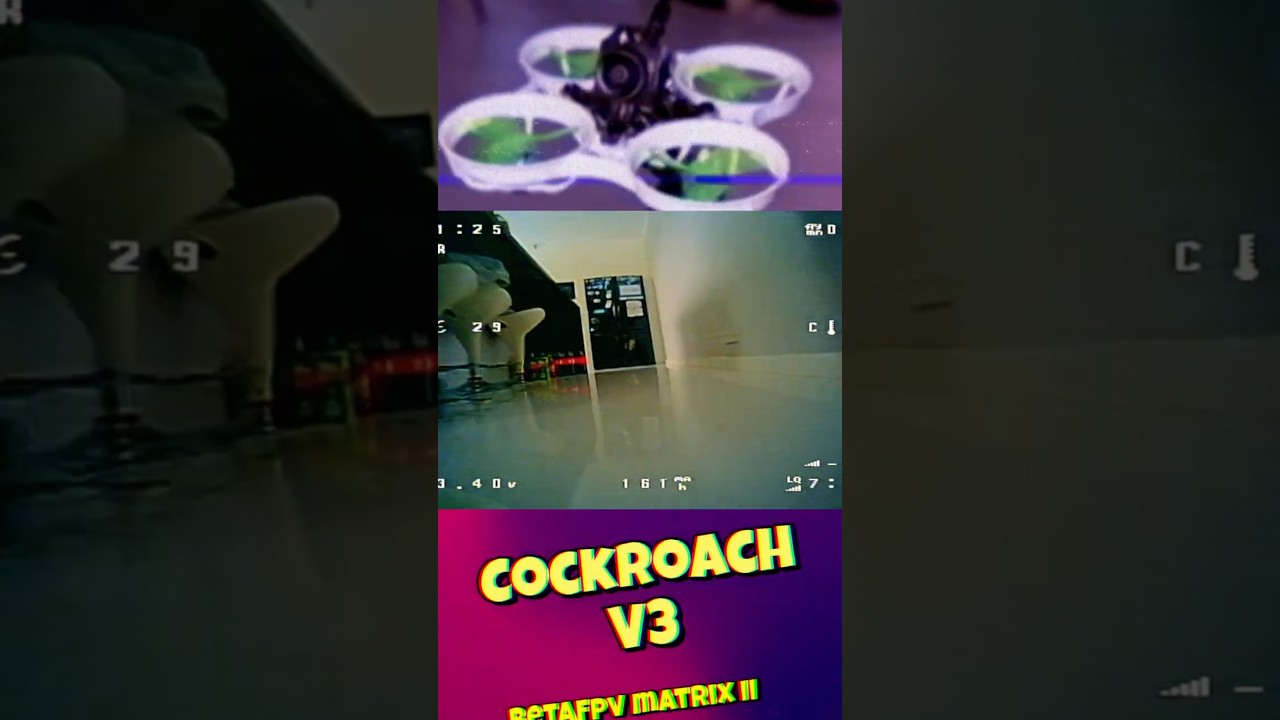 Czy Cockroach 65 V3 z Matrixem II r&oacute;wnież da radę? #fpv #drone #tinywhoop #betafpv