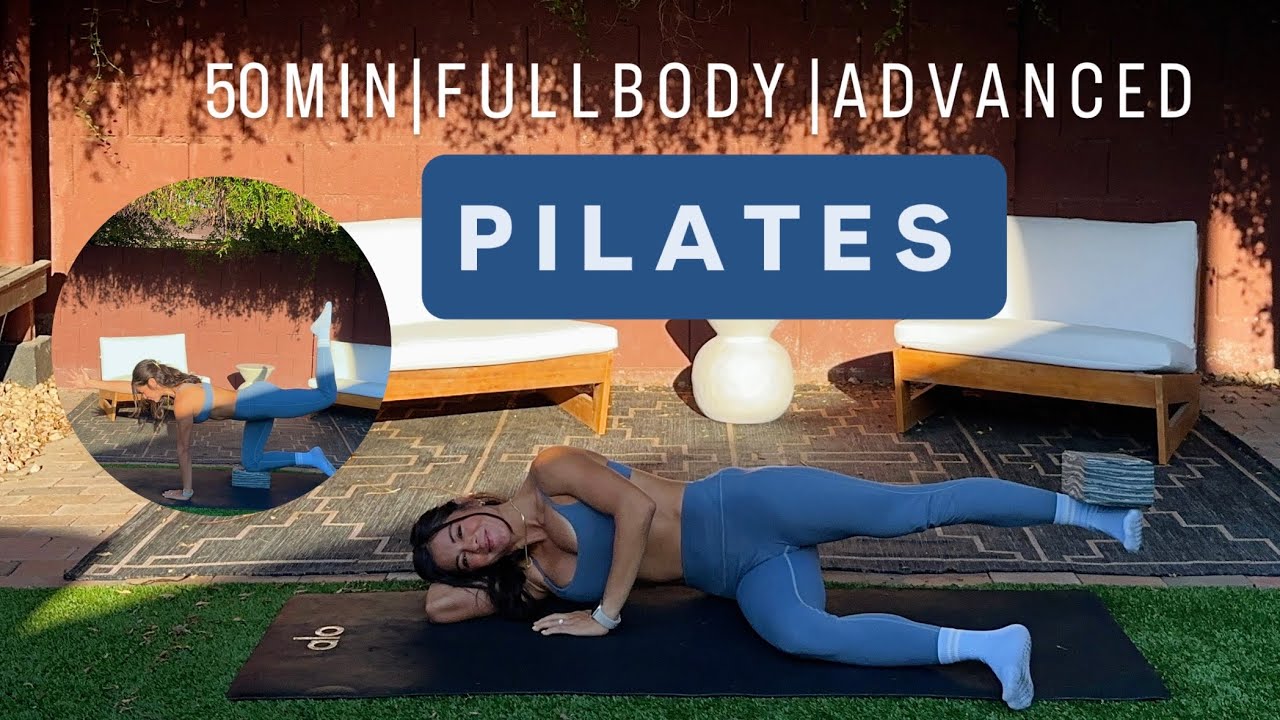 50 Minutes Full-body Mat Pilates Workout | Intermediate- Advanced | Block Optional 