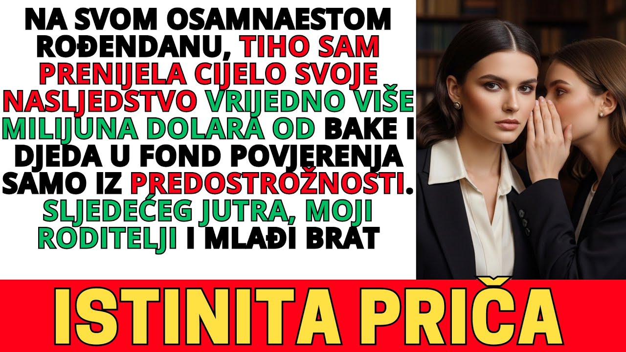 U 6 UJUTRO PRIJE POSLA, MOJA SESTRA JE REKLA 