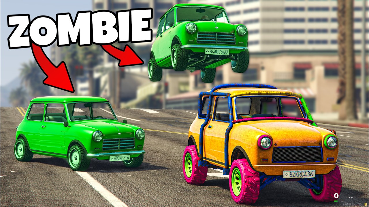 ❄️ CAŁE MIASTO AUT ZOMBIE!! *uciekłem* | GTA 5 |