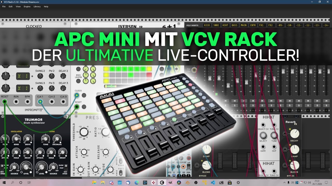 APC mini und VCV Rack - der ULTIMATIVE Live-Controller! #apcmini #vcvrack #live