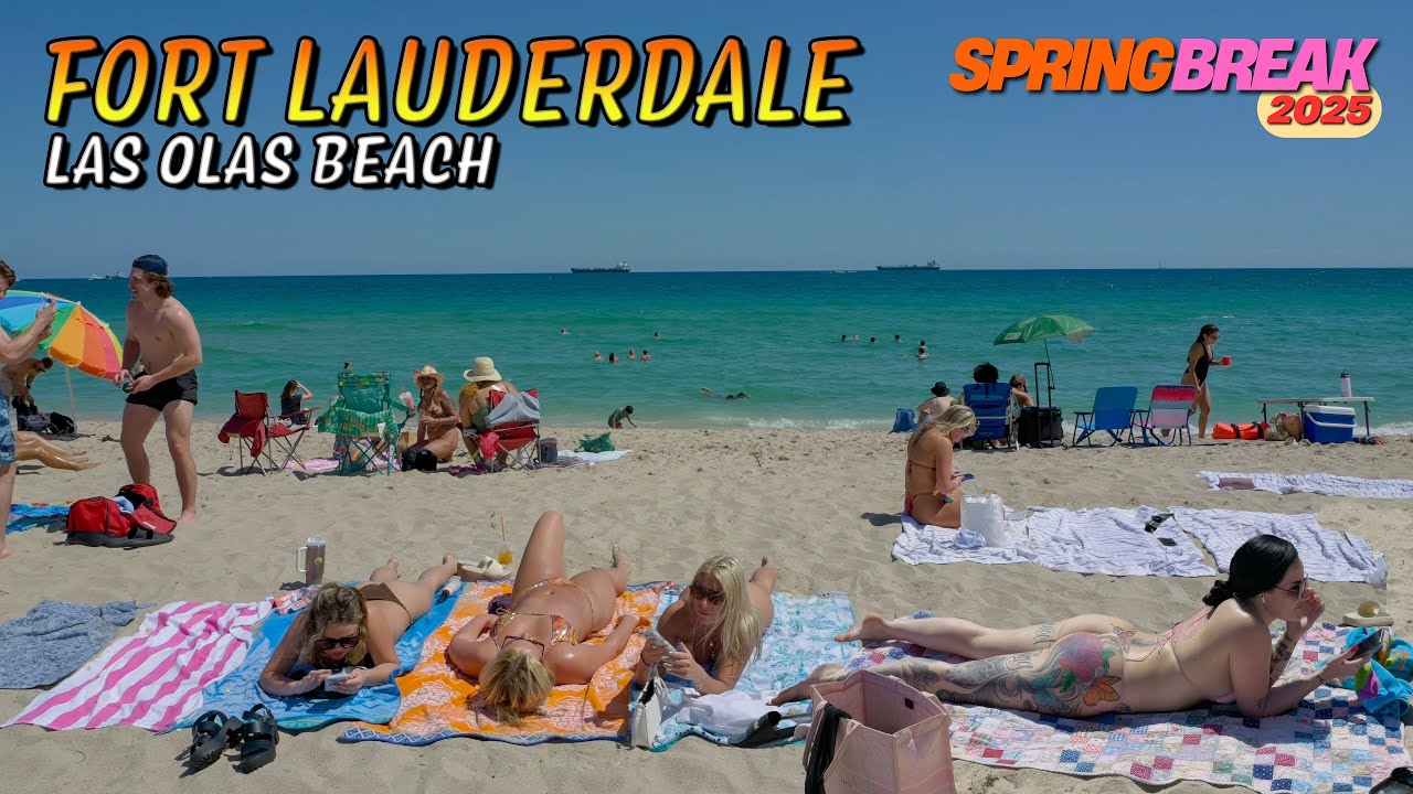 Las Olas Beach - Fort Lauderdale Beach Spring Break 2025