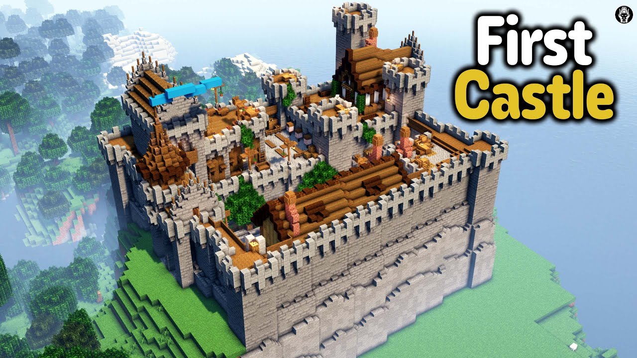 Давайте построим большое КОРОЛЕВСТВО в Minecraft — Первый замок