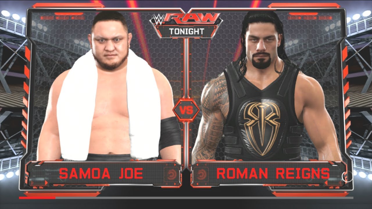 WWE Raw Rewind - [Roman Reigns vs Samoa Joe] - [July 17th, 2017] - WWE2k17