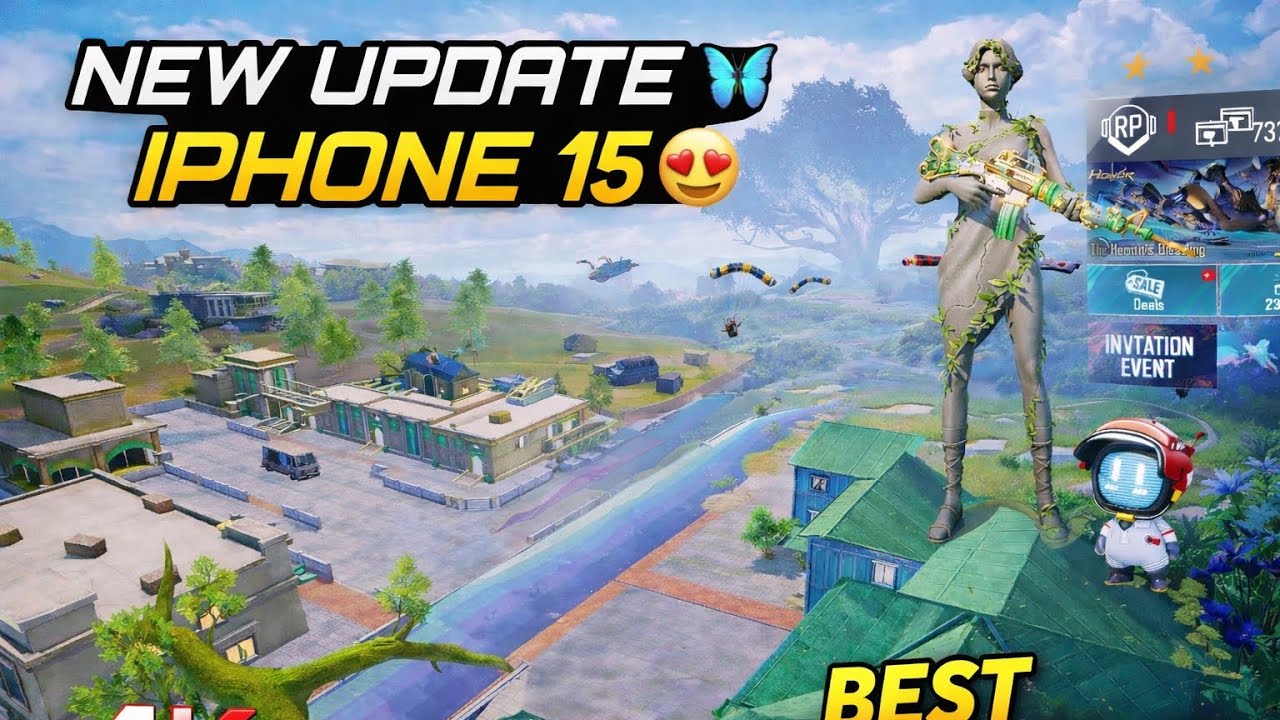 IPHONE 15 BGMI GAMEPLY 😍 4.2 UPDATE LIVIK MAP ❤️‍🔥 | FADDY GAMING 💀