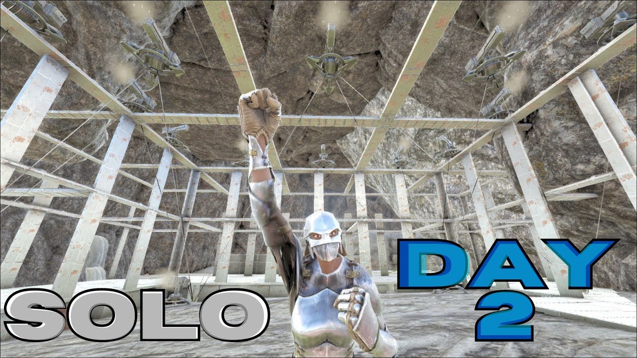 ARK PVP SOLO: Day 2:Du PVP SAUVAGE et pillage d'une base qui m'a mis VRAIMENT BIEN