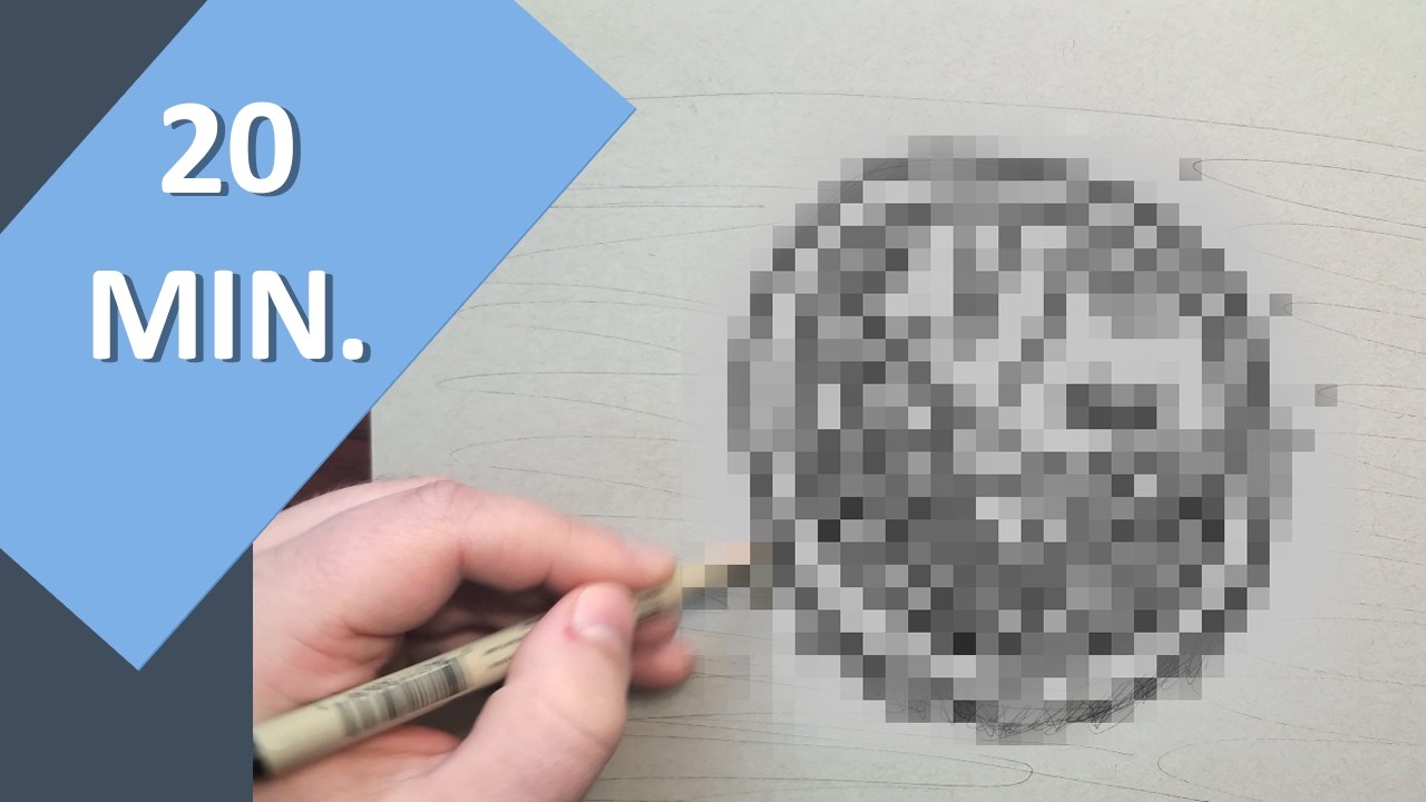 20 Minutes To Draw The Ocean (First Video!)