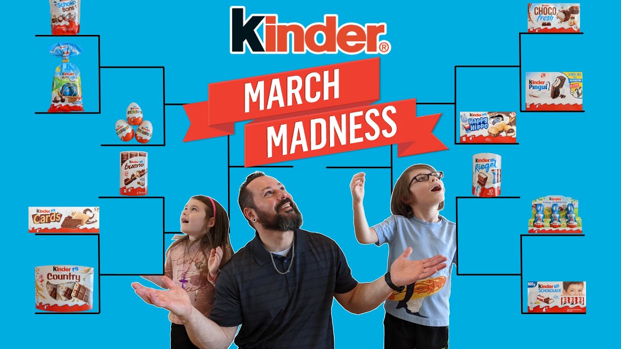 Americans Try German Chocolate! Kinder March Madness!