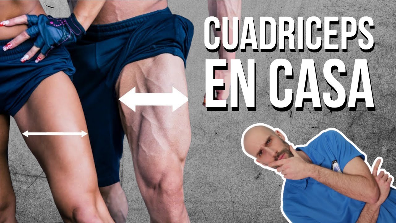🦵 El mejor EJERCICIO para fortalecer los CUADRICEPS en casa sin material