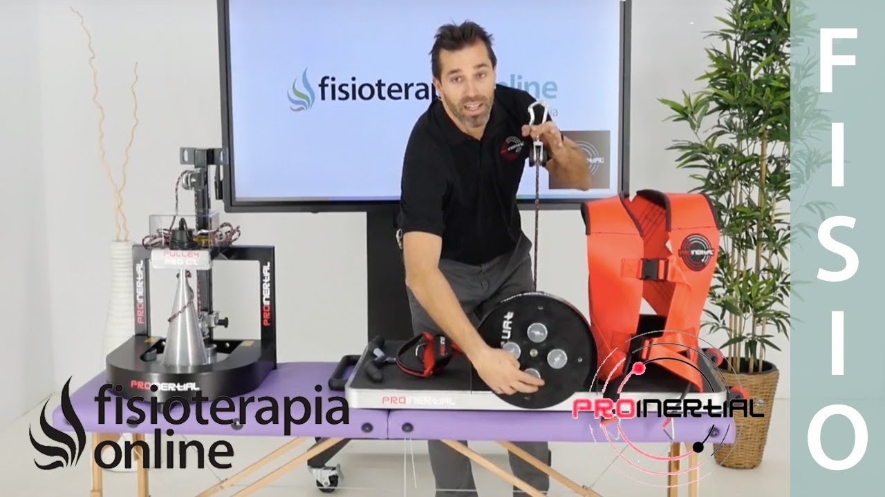 Sistemas inerciales- Funcionamiento de disco de inercia Prosquat: ejercicios de tracción vertical