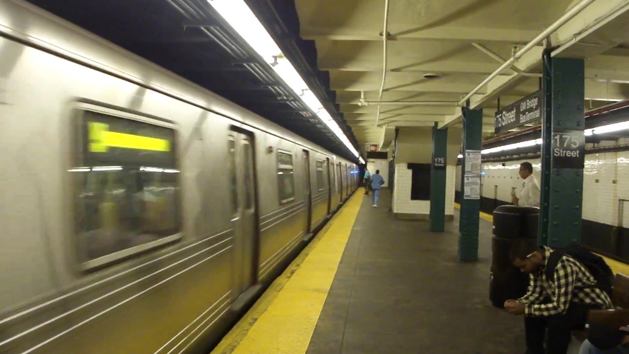 R46 A Train Entering 175th Street