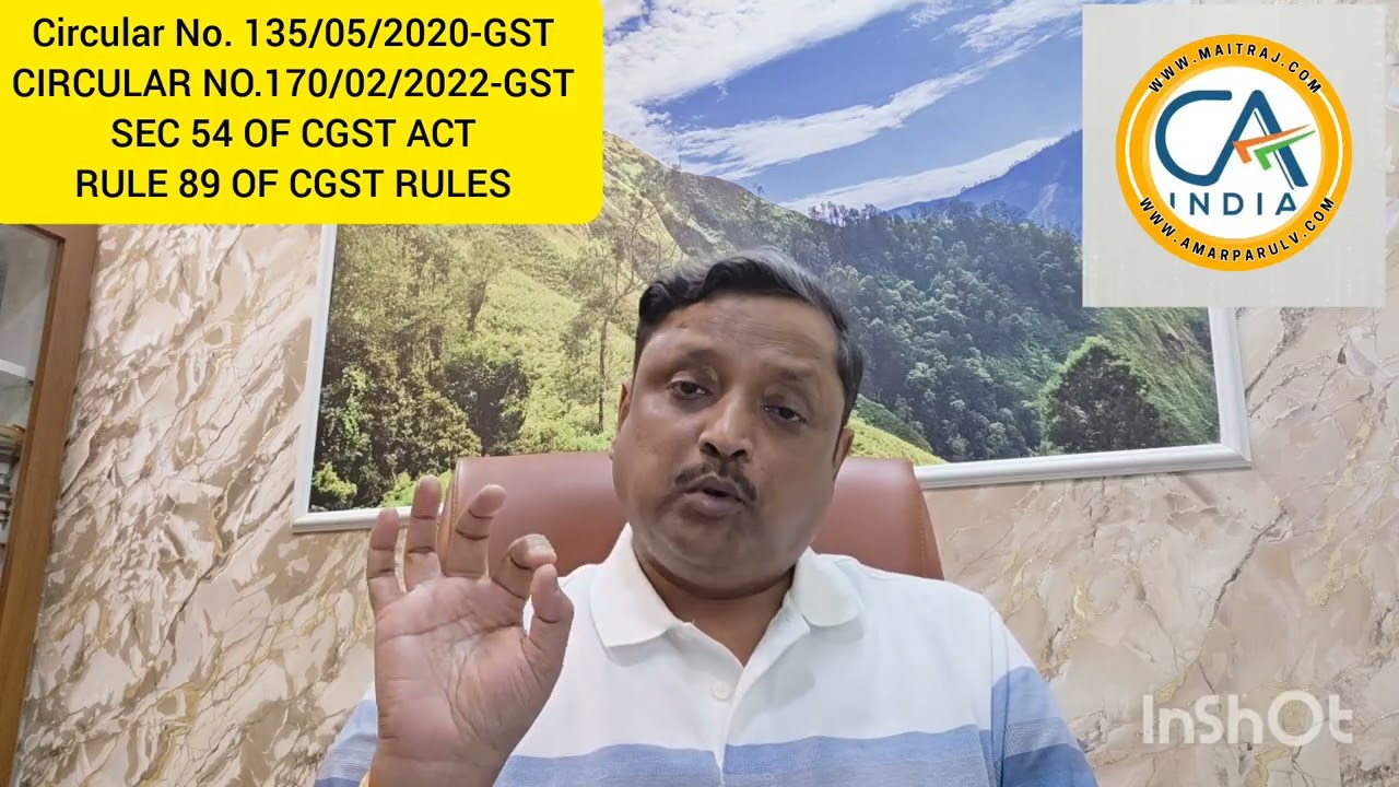 GST REFUND CLAIM AMENDMENT (LATEST)