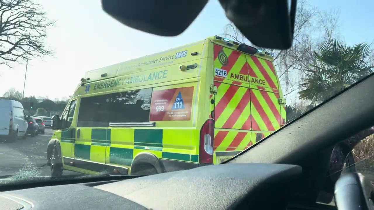 South Western Ambulance Service DCA Fiat Ducato responding to Royal Bournemouth Hospital 05/03/2026