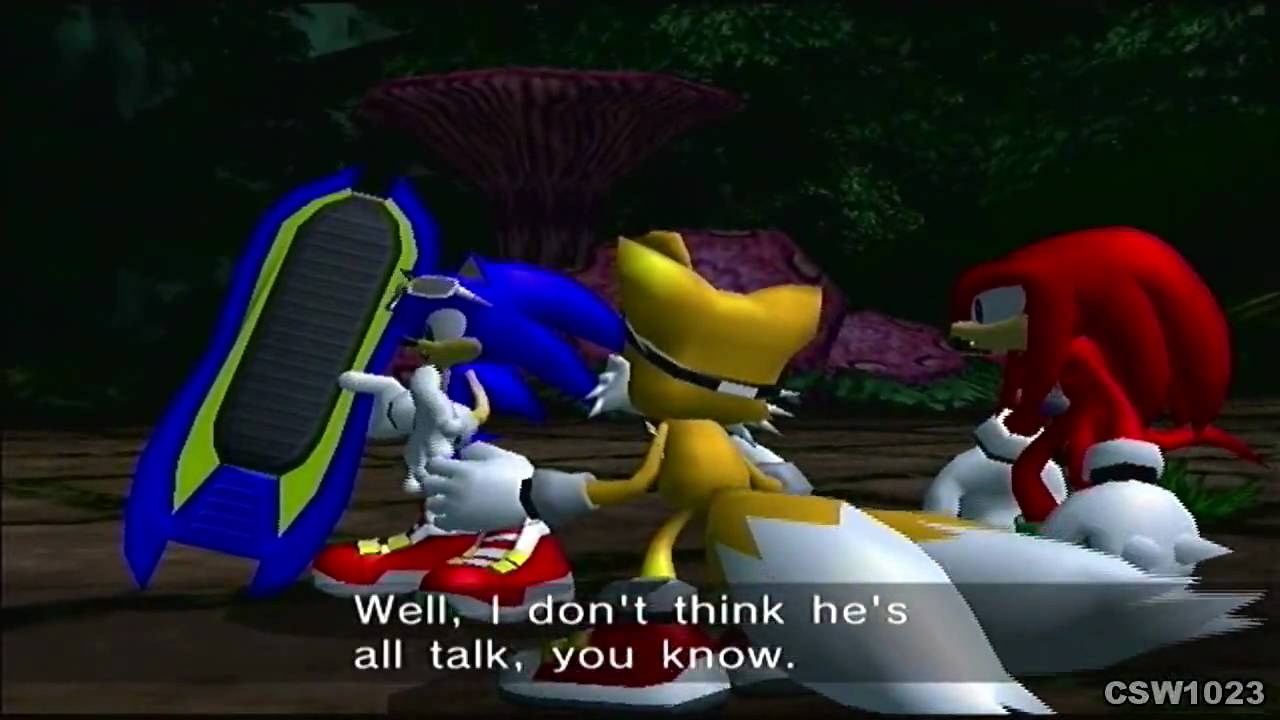 Sonic Riders ~ (PS2) ~ #04. Heroes' Story [Part 4/7: Jet Fails at being Creepy ~ Green Cave]