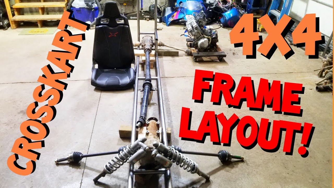 4x4 CROSSKART Build! 600cc Offroad Buggy - Subaru Drivetrain! Frame Layout!