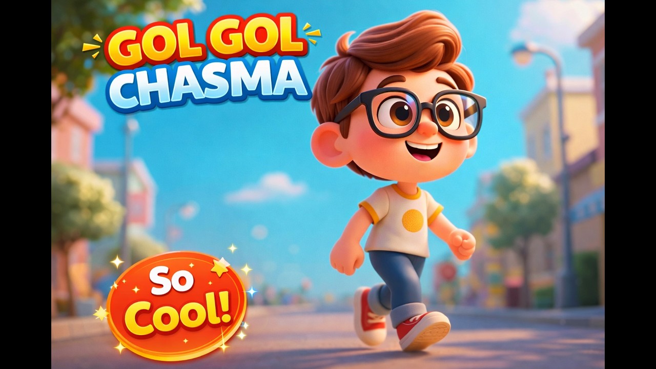 मेरा प्यारा चश्मा 👓 | Getting Ready Song for Kids | Hindi Children Song|चश्मे से चारों ओर देखें