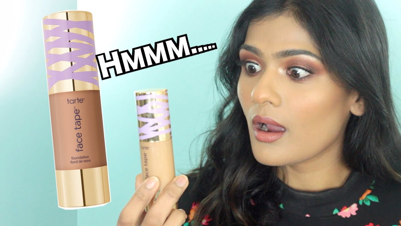 Tarte Face Tape Foundation Review/Demo/WearTest on Tan/Medium/Brown/Warm Skintone