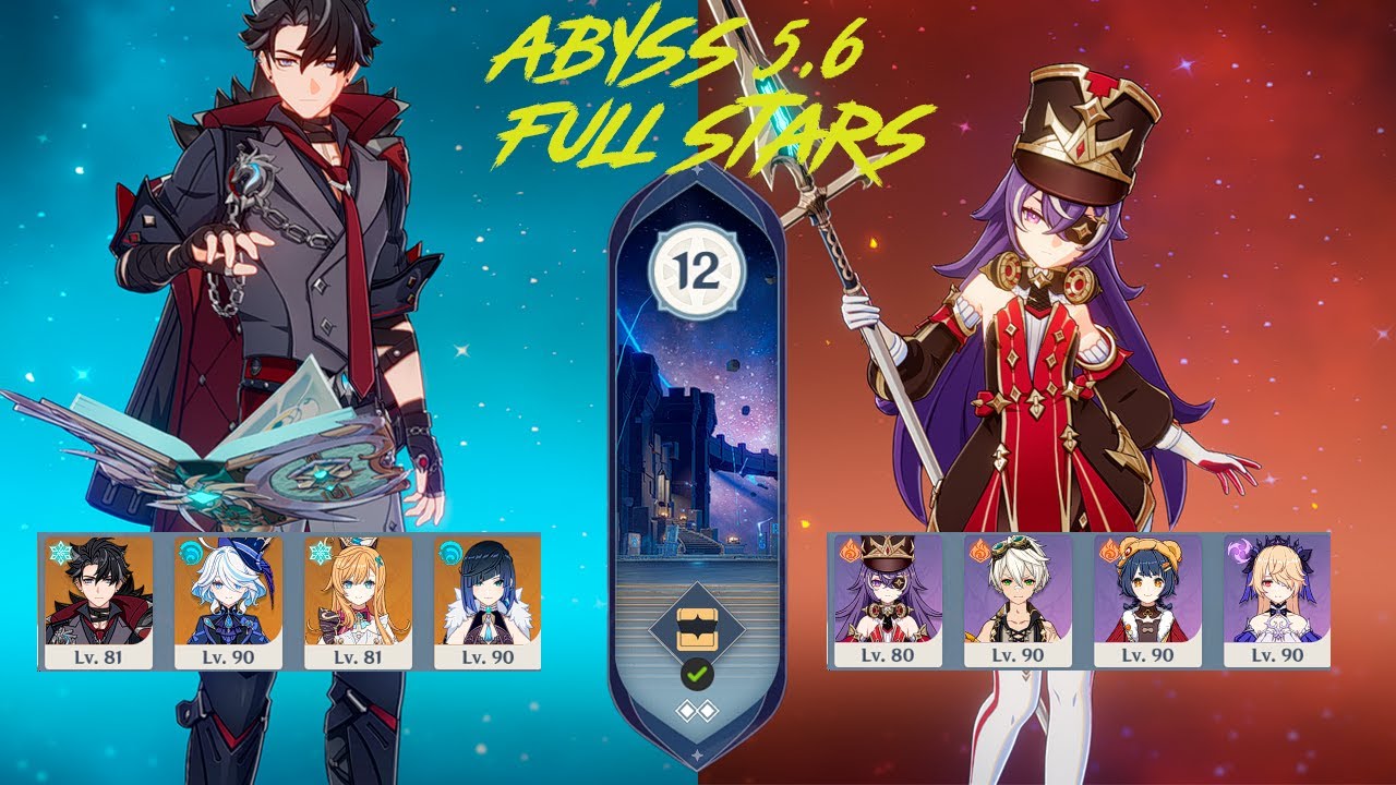 C0 Wriothesley Freeze and 4 Stars Team OverLoad | Genshin Impact Abyss 5.6 Floor 12 9 Stars