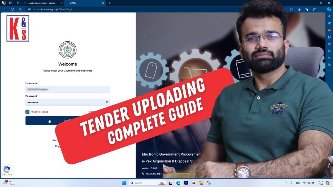 PPRA-EPAD Tender Uploading | Complete Guide | Kareem & Sons Enterprises