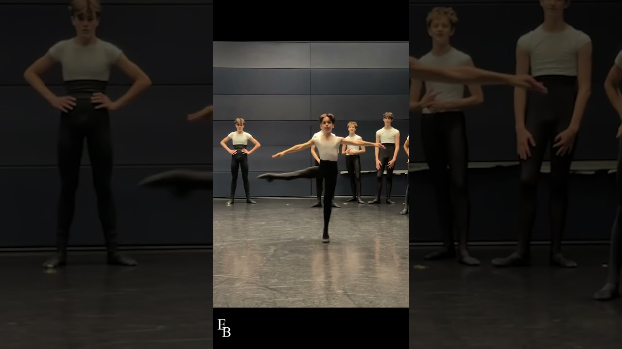 Ellison Ballet Summer Intensive 2025 | 12 Yr. Old Spencer Collins Tours a la Seconde