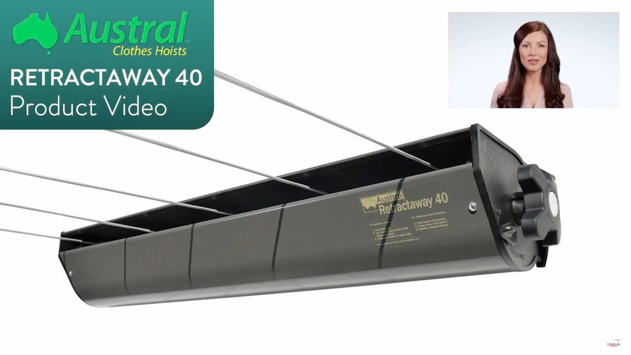 Austral Retractaway 40 Retractable Clothesline Product Video