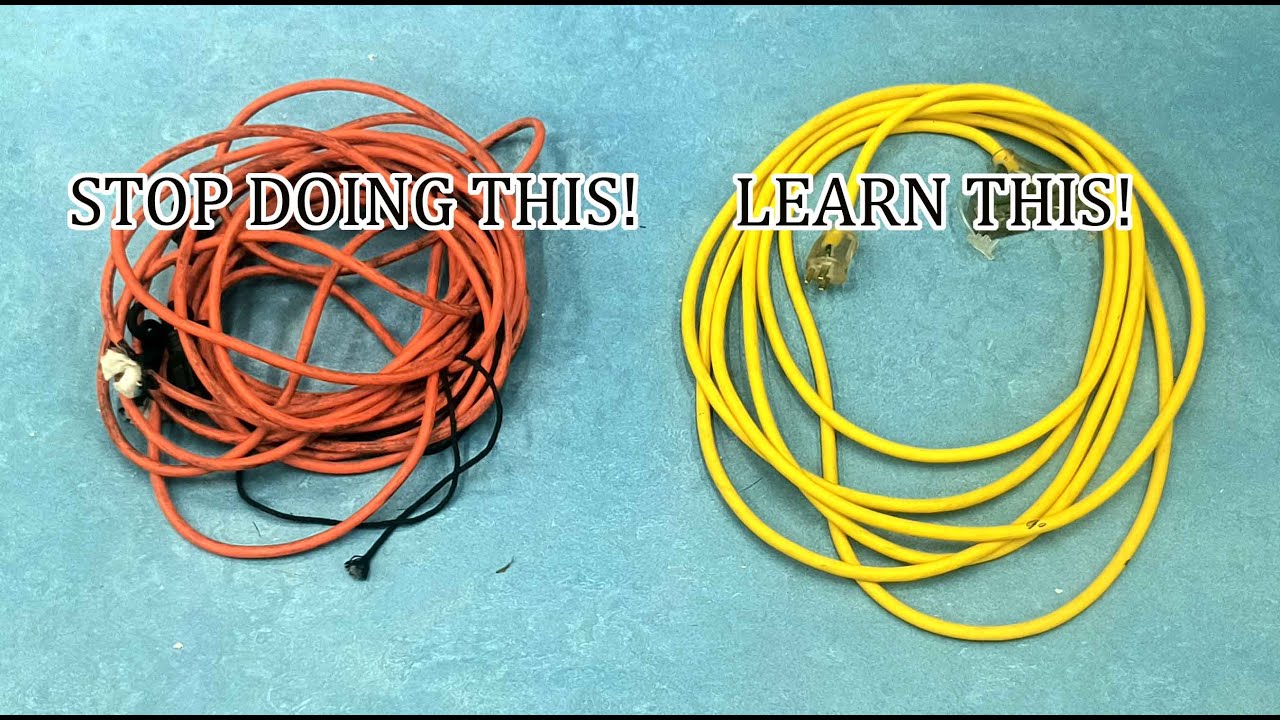 Backstage 101: The Right Way to Wrap a Cord.  Over Under Method Explained.