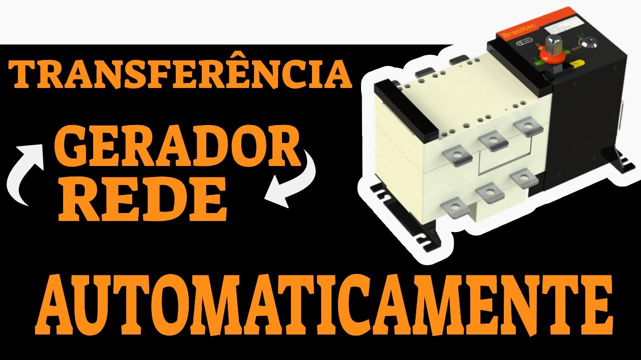 Chave AUTOMÁTICA com acionamento REMOTO para transferência❗