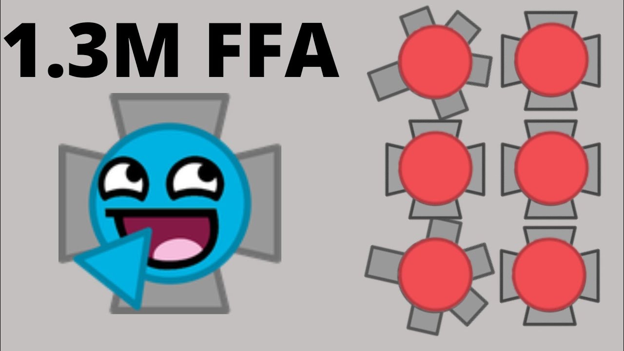 1.3Million Overlord in FFA - Diep.io
