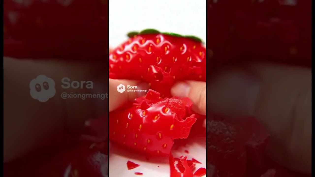 AI 架空の食べ物を潰す音