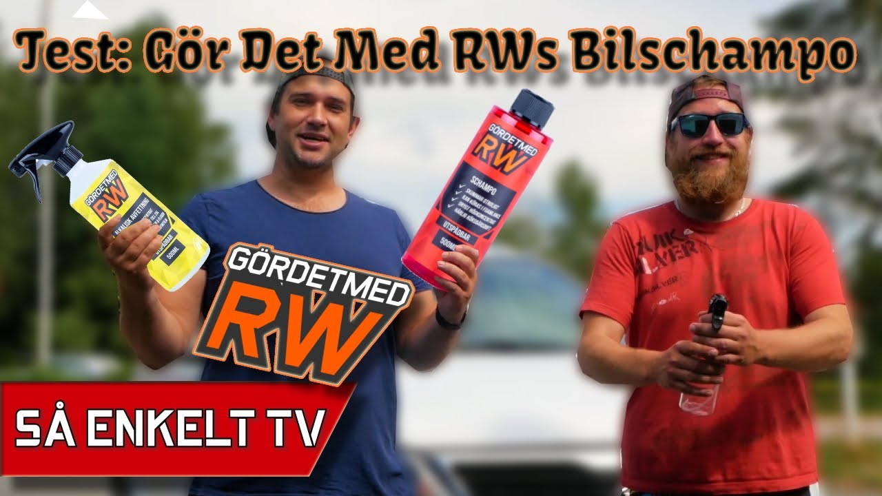 Test: G&ouml;r Det Med RW - Bilschampo + Bonus