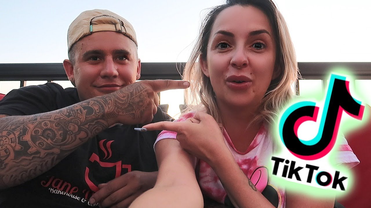 we did the TikTok couple challenge...