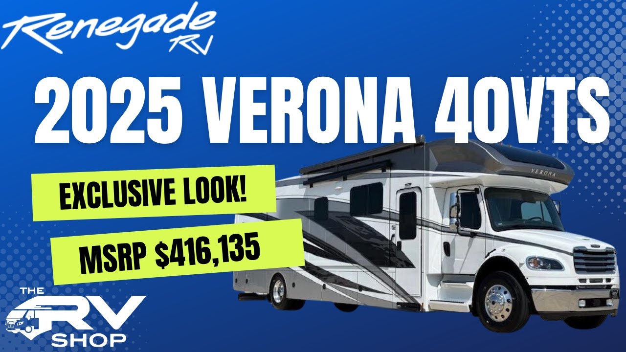 2025 Renegade Verona Super C 40VTS |Triple Slide Luxury Diesel RV FOR SALE @The RV Shop @Renegade RV