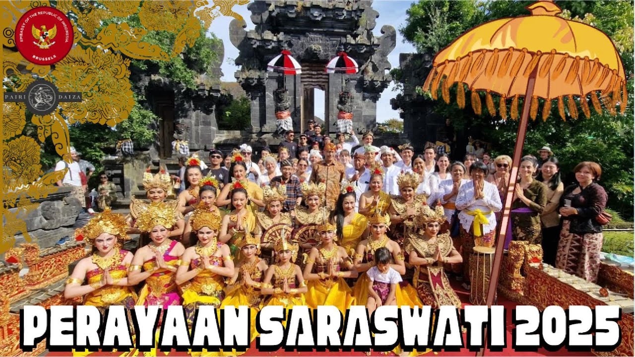 SARASWATI 2025 Celebration Day 🌸 | Indonesian Hindu Communities Unite in Belgium 🇧🇪